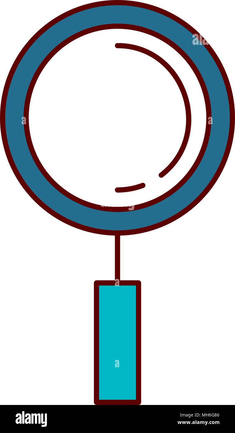 magnifying glass isolated icon Stock Vector Image & Art - Alamy