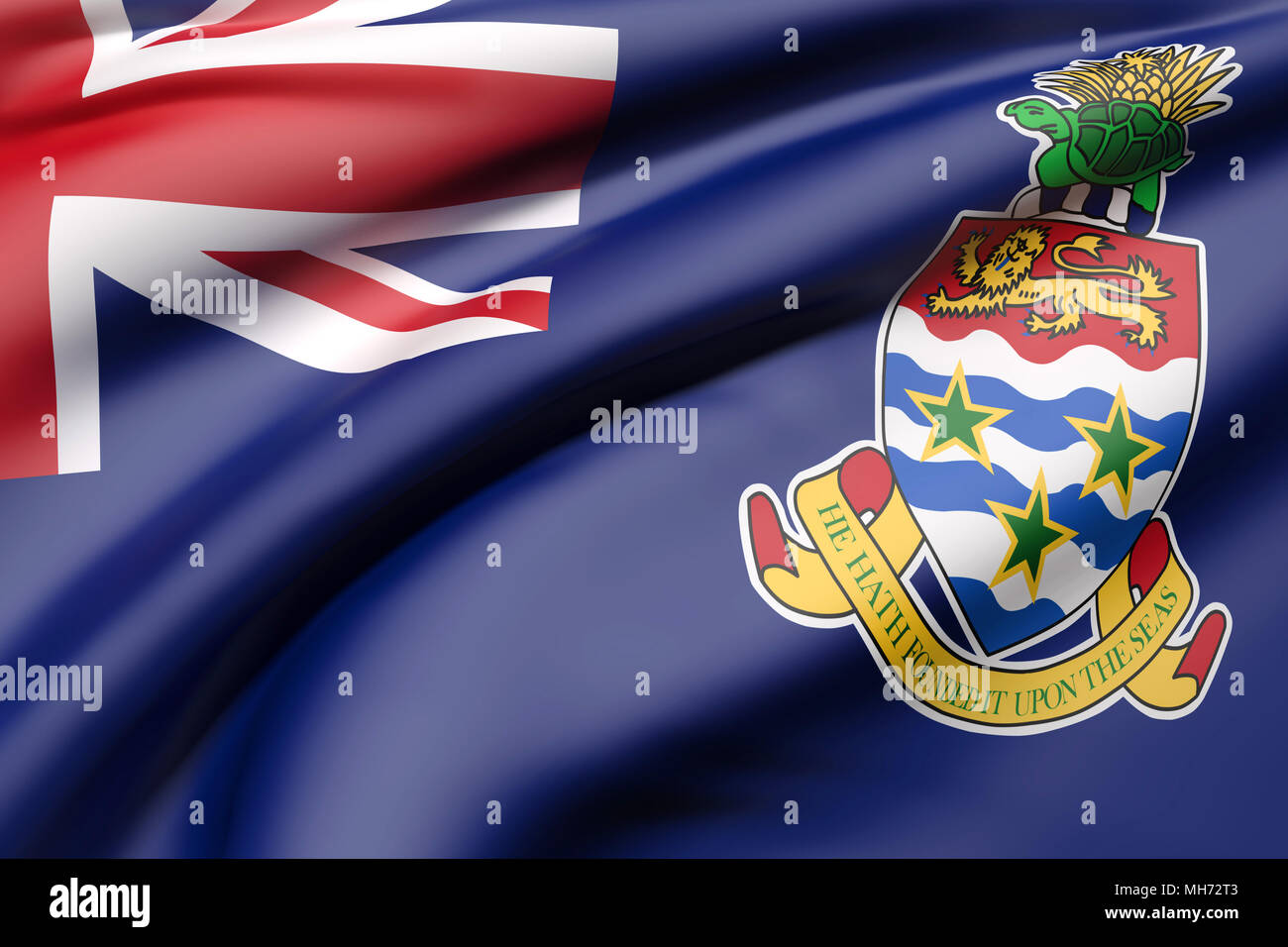 National flag of the cayman islands hi-res stock photography and images ...
