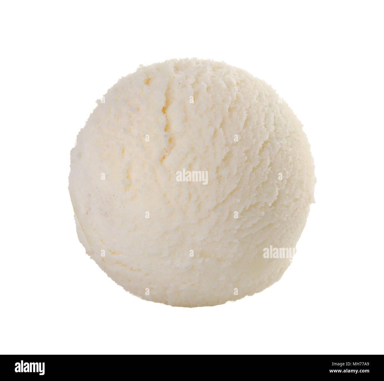 ice cream scoop. Vanilla ice cream Stock Photo Alamy