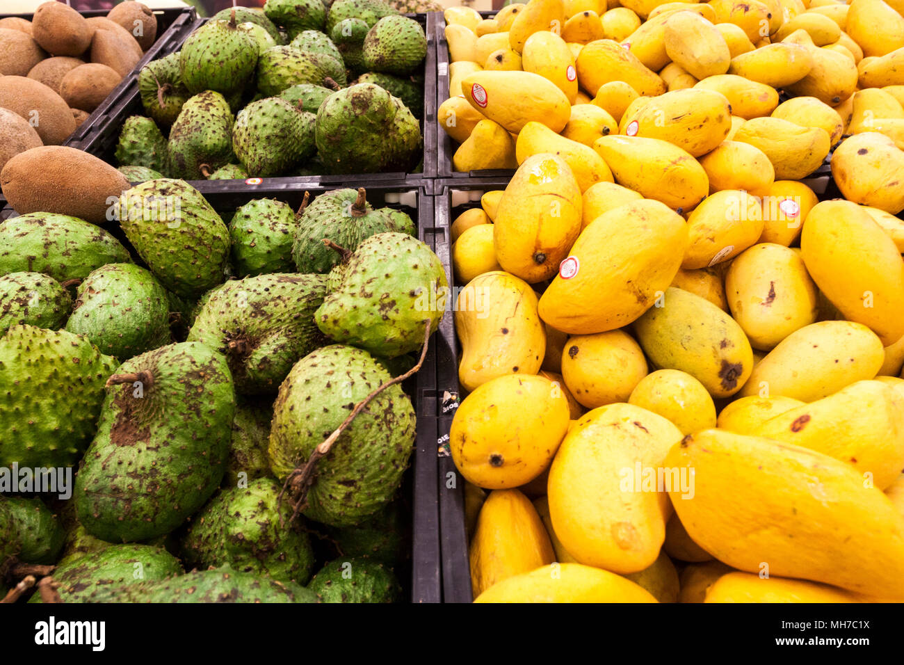 Seasonal fruit and vegetables. Guadalajara, Jalisco. mexico Stock Photo