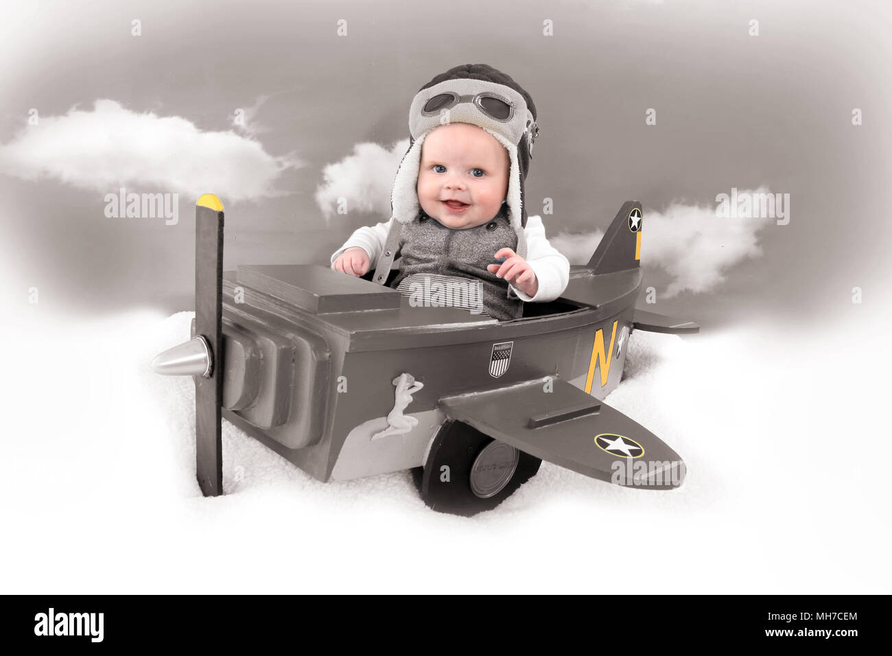 3 month old baby in snow