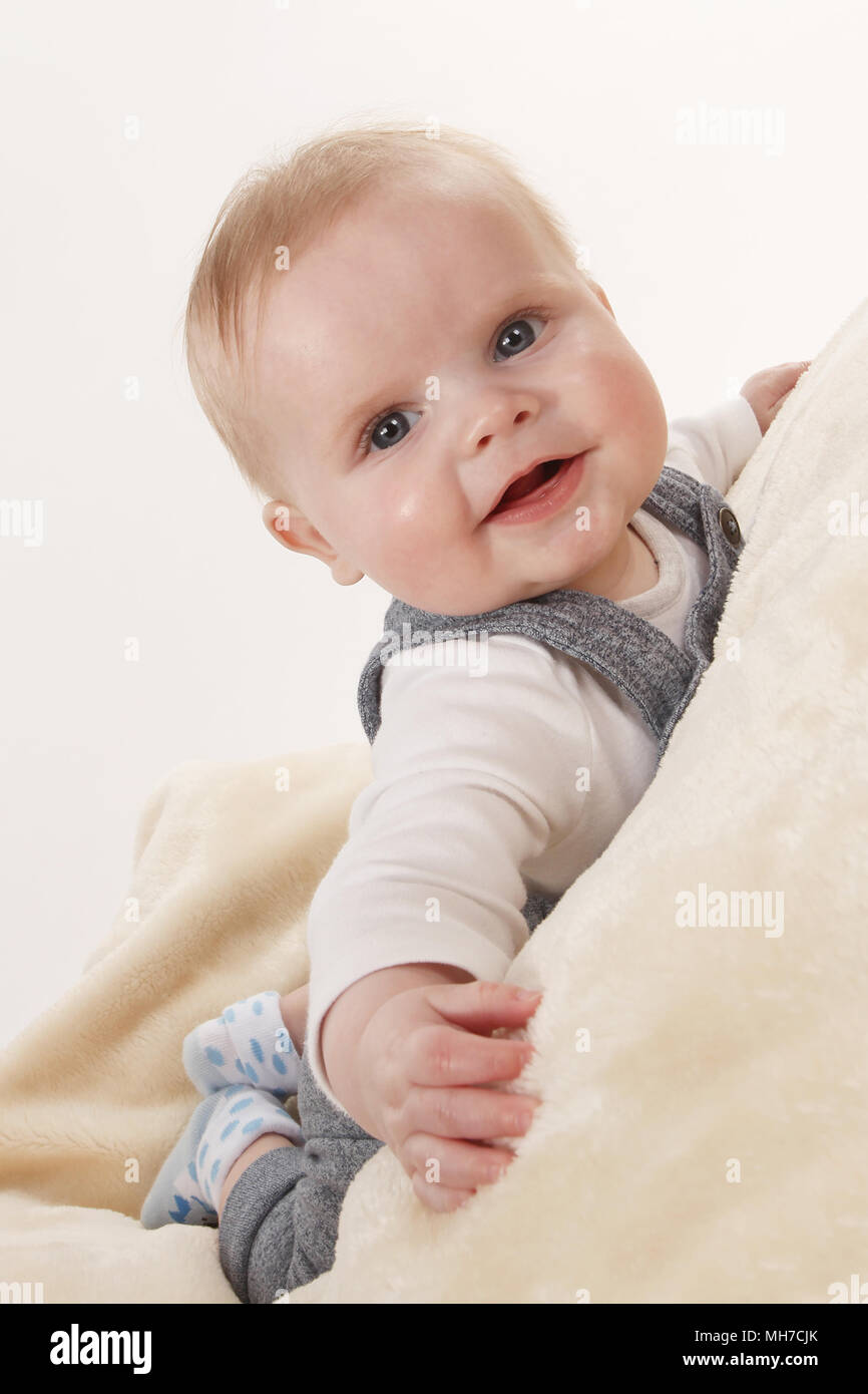 3 Month Old Baby Boy Stock Photo Alamy