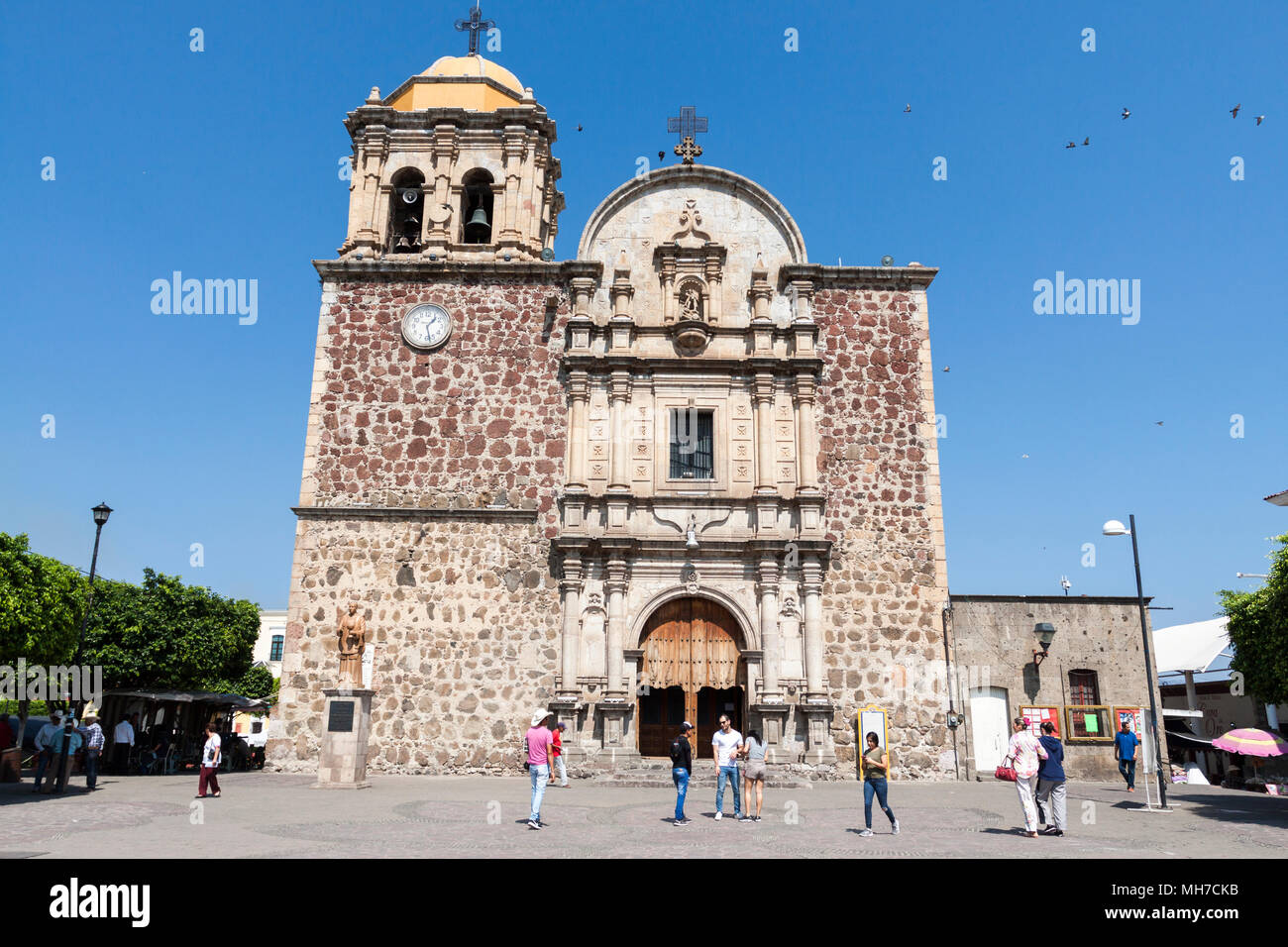 The church of Santiago Apostol. Tequila, Jalisco. mexico Stock Photo