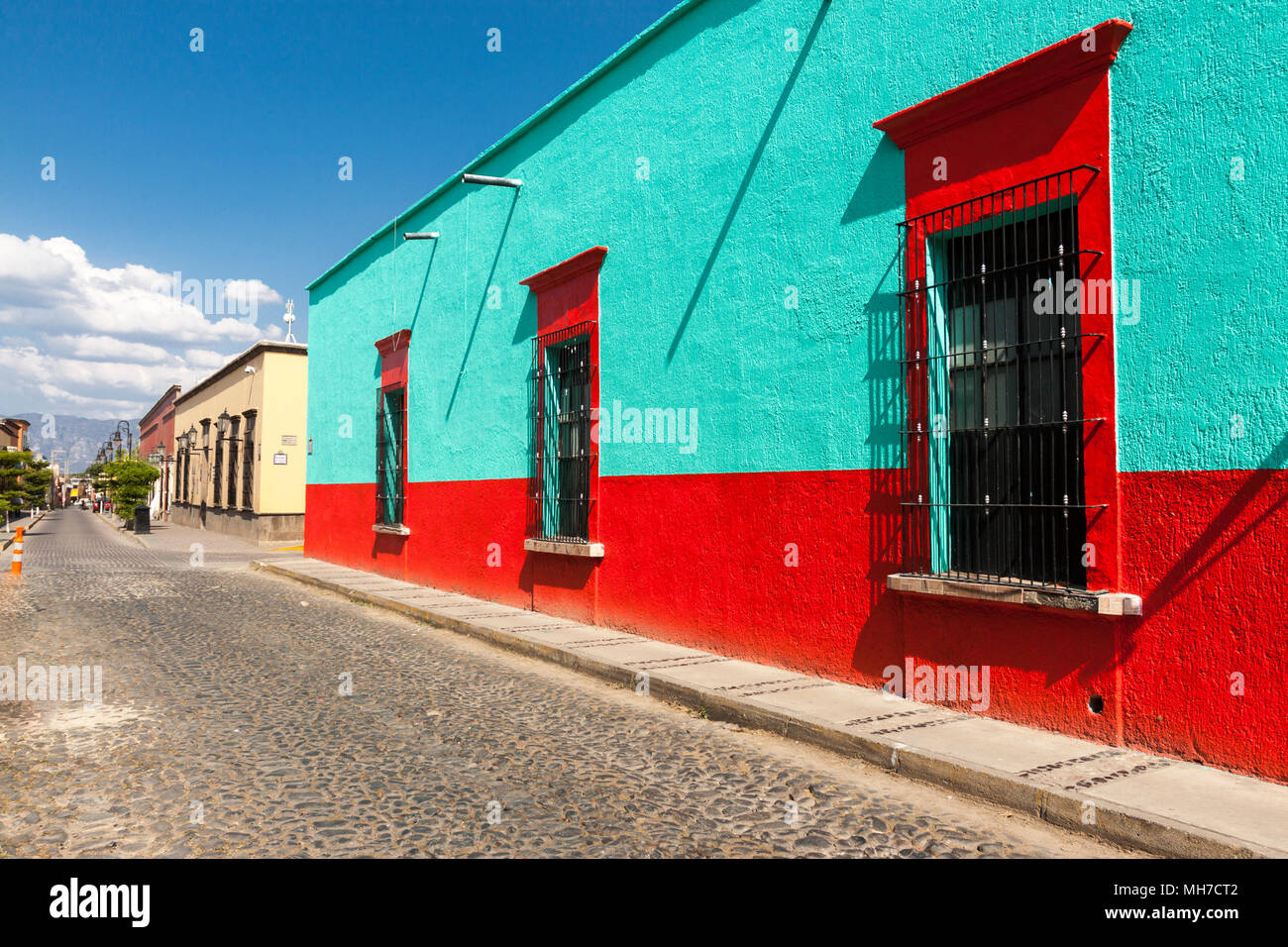 The bright colors of the city. Tequila, Jalisco. mexico Stock Photo Alamy