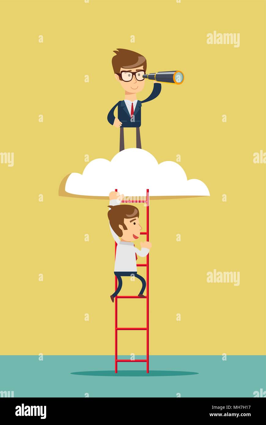 Business leadership vector concept Stock Vector Image & Art - Alamy