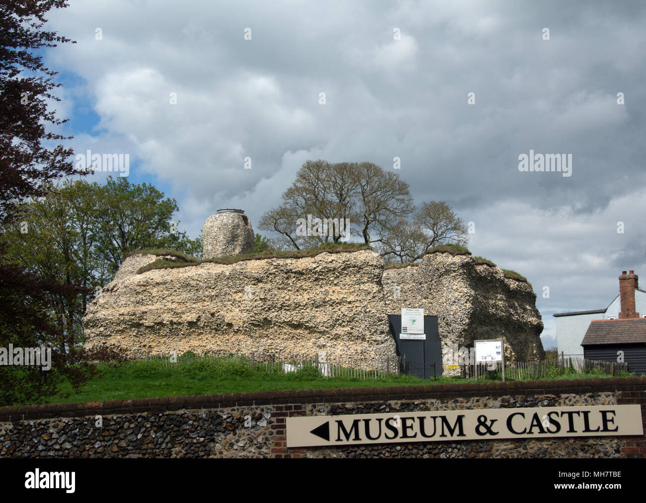 ESSEX; SAFFRON WALDEN; WALDEN CASTLE RUINS Stock Photo Alamy