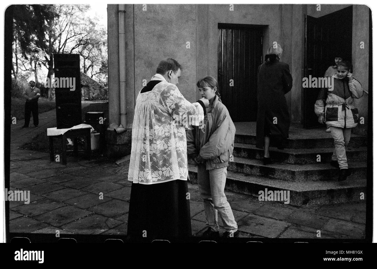 Lech Walesa On The Presidential Campain Trail In Dziemiany Poland November 1995 Lech Walesa Born 29