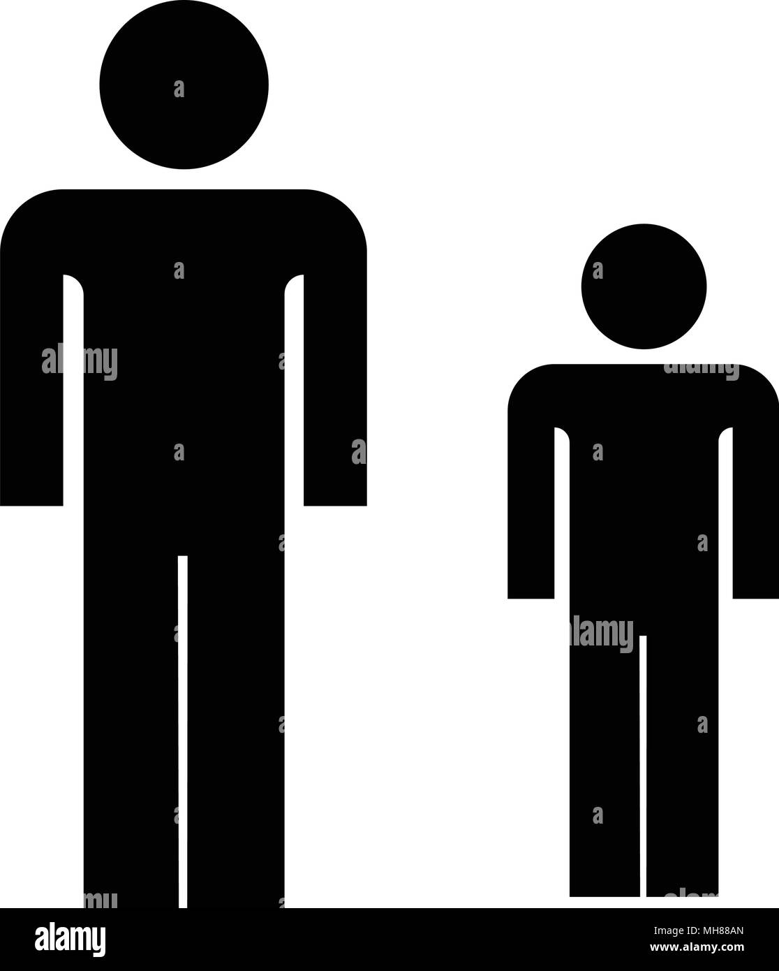 With her son mark Stock Vector Images - Alamy