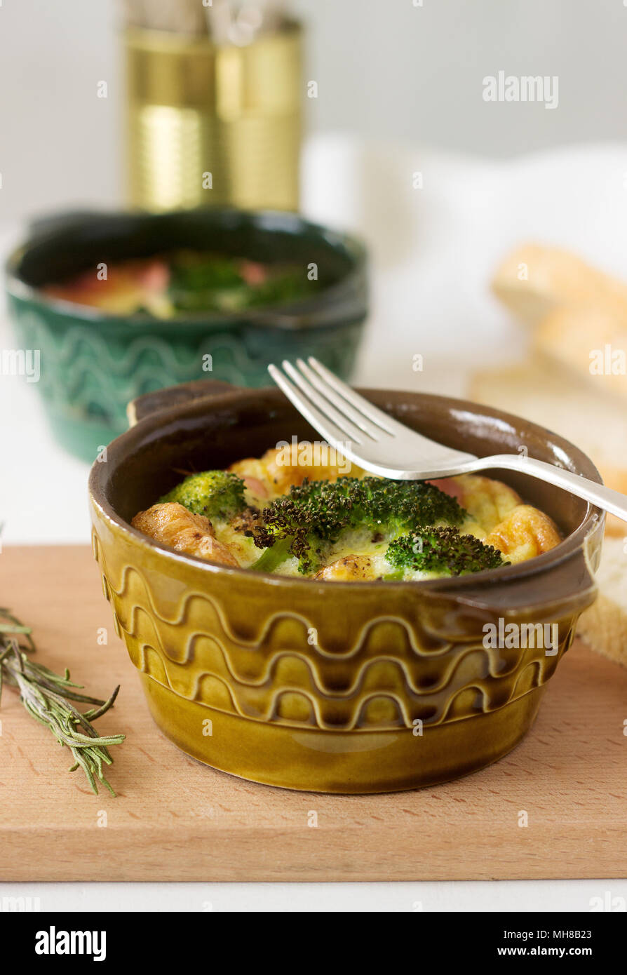 Cooking broccoli egg gratin hires stock photography and images Alamy