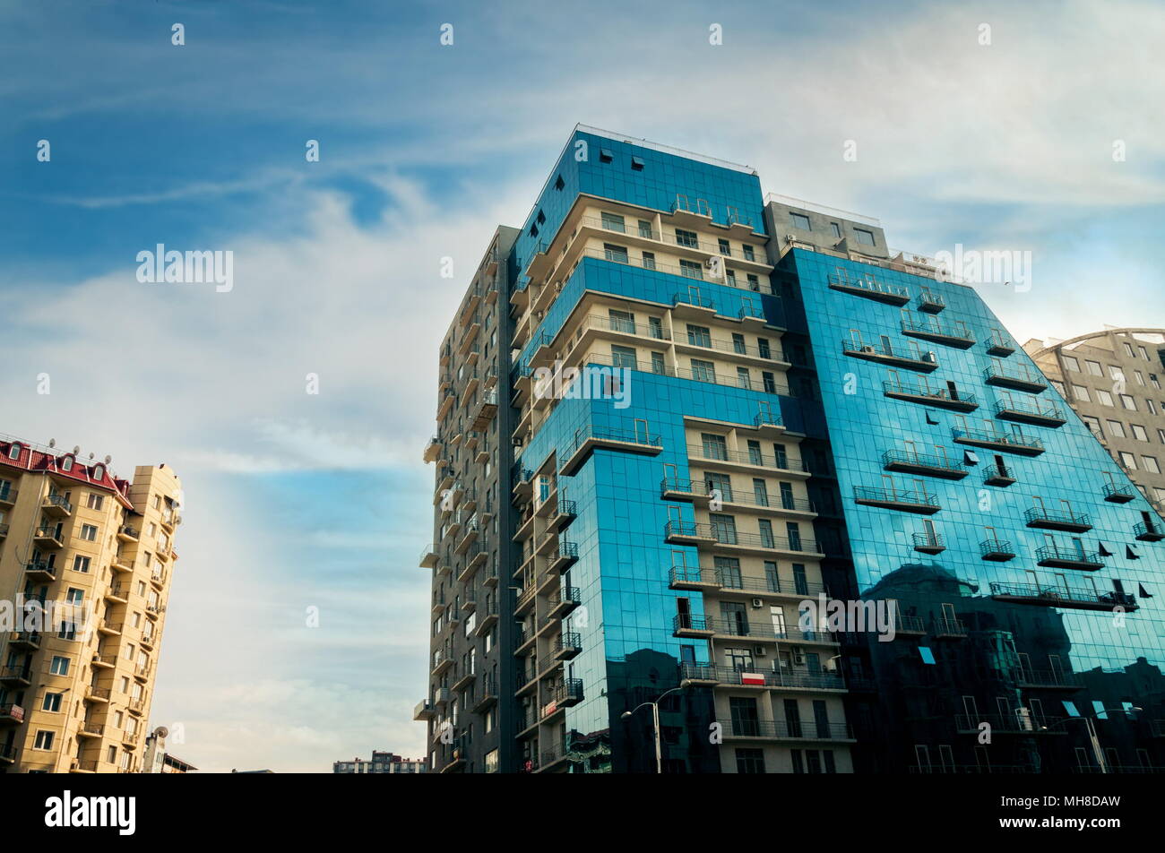 Residential apartments building. Batumi. Stock Photo Alamy