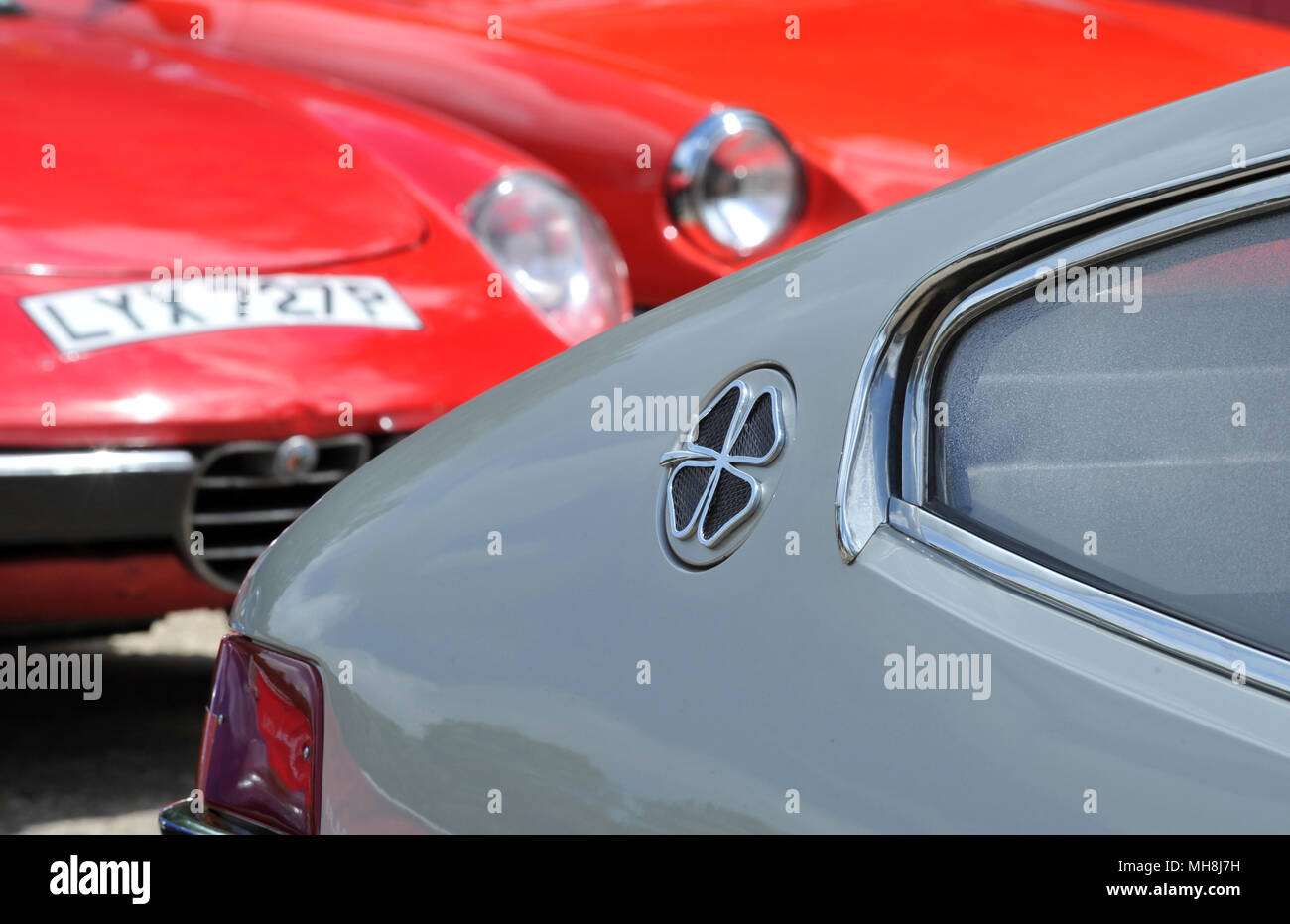 Alfa Romeo classic 60s and 70s sports cars Stock Photo