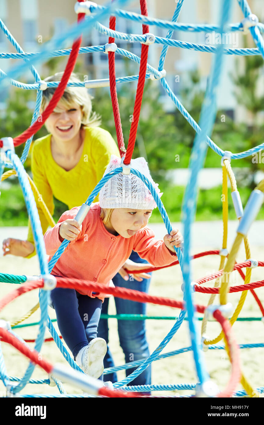 Playground child portrait hi-res stock photography and images - Alamy
