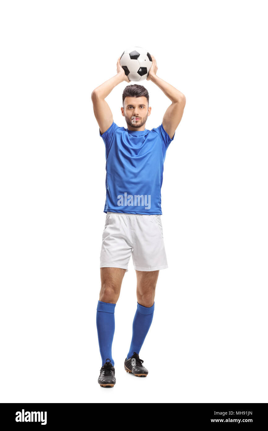 Soccer Player Man Isolated Stock Photo - Download Image Now