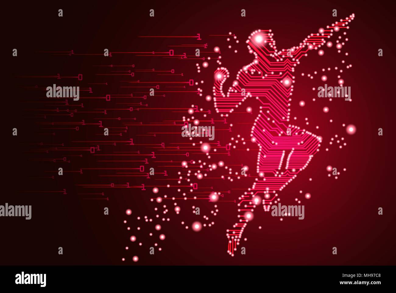 Big data and artificial intelligence concept Stock Vector Image & Art ...
