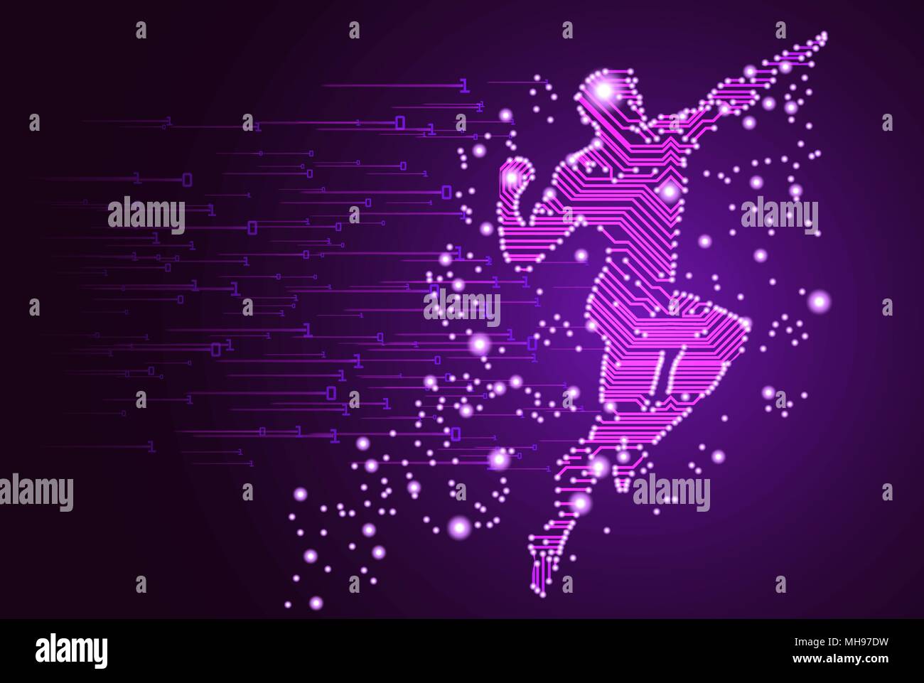 Big data and artificial intelligence concept Stock Vector Image & Art ...