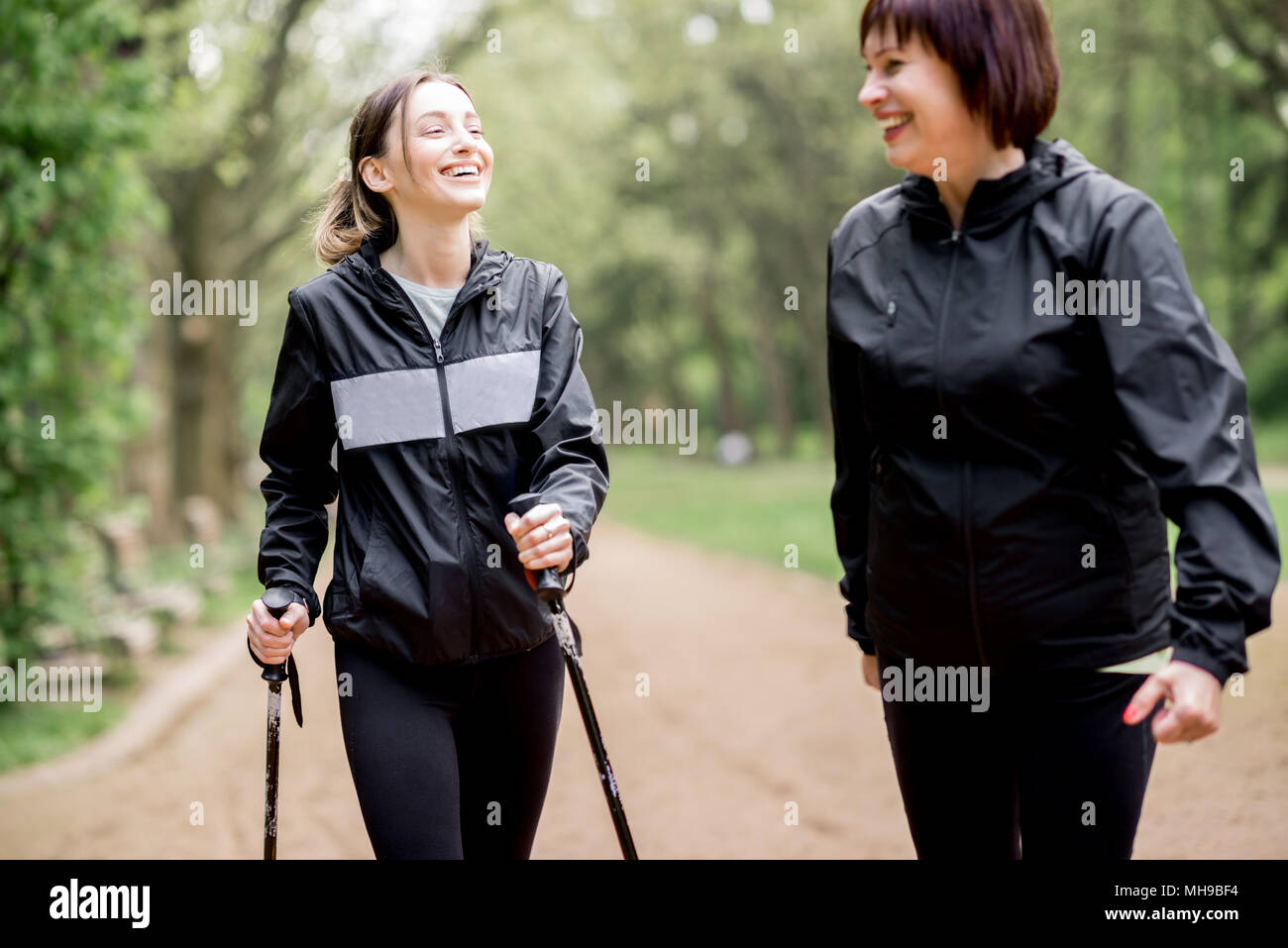 Mature women walking in the park hi-res stock photography and images ...