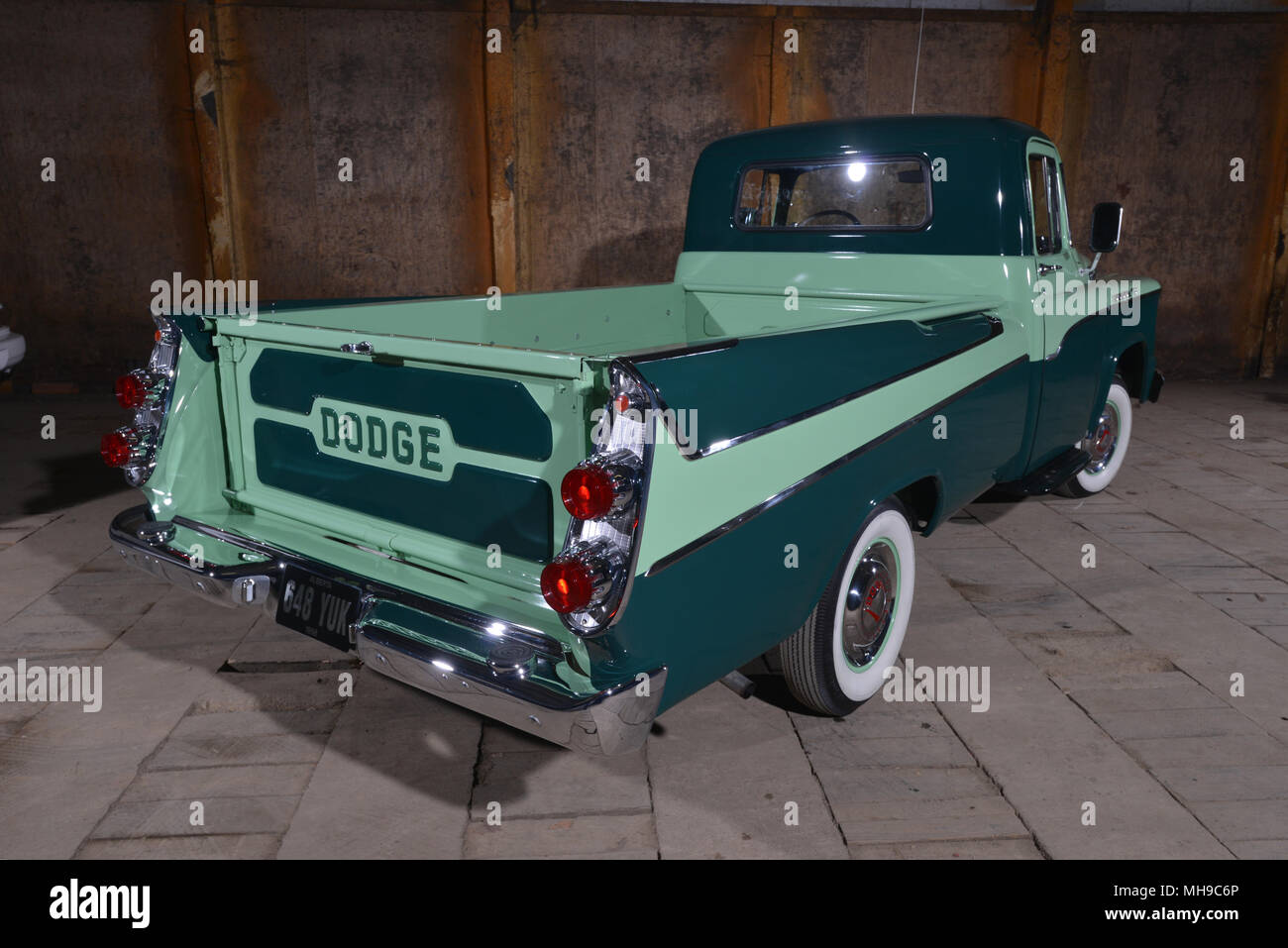 1958 Dodge Sweptside D100 classic American pickup truck Stock Photo