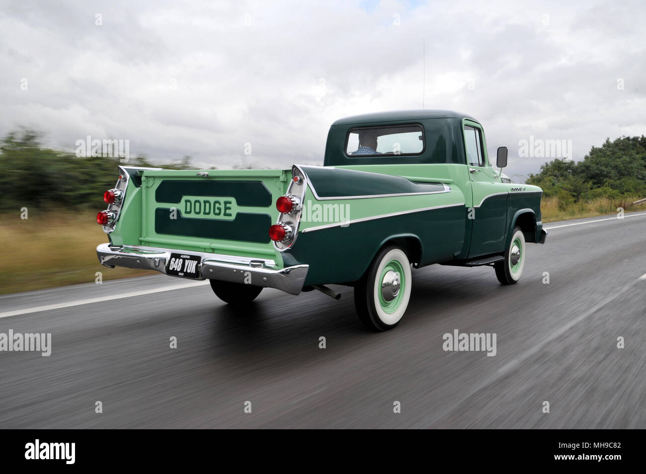 1958 Dodge Sweptside D100 classic American pickup truck Stock Photo