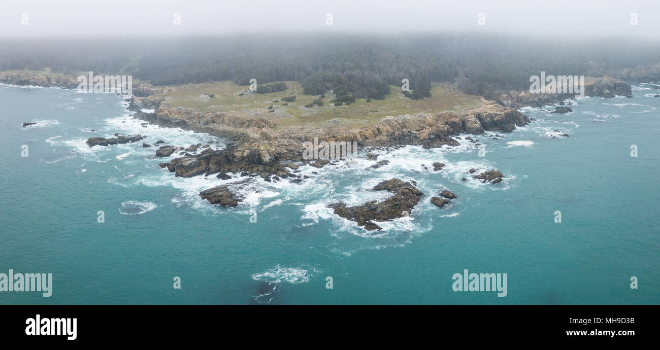 The nutrientrich waters of the Pacific Ocean wash against the scenic