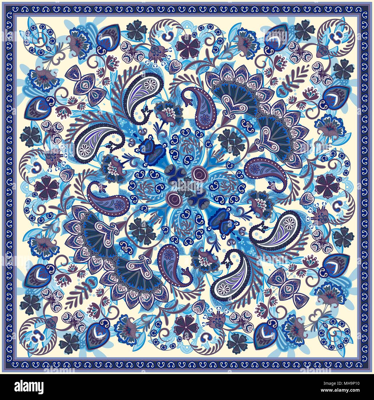 blue kerchief