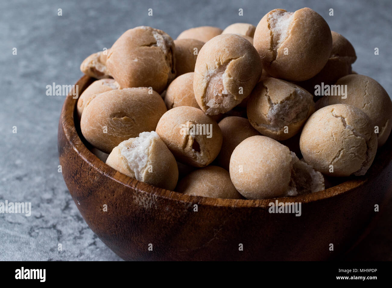 Sweet Peanuts Covered with Soy (Soya) and Sugar / Soyali Fistik. Fast
