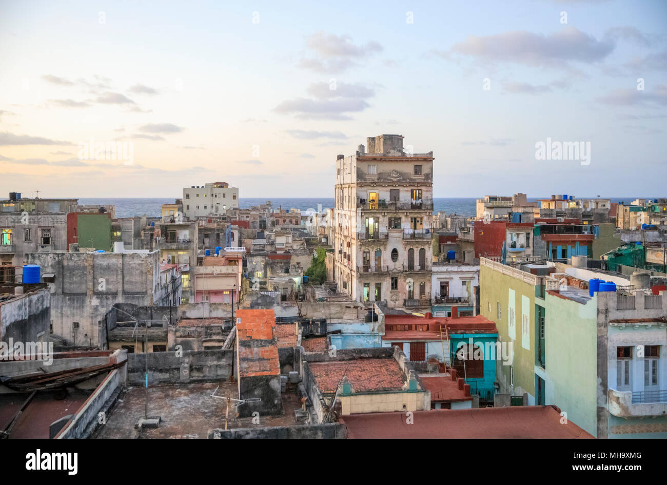 The View Of Havana From The Rooftop Bar Of The Famous Paladar La