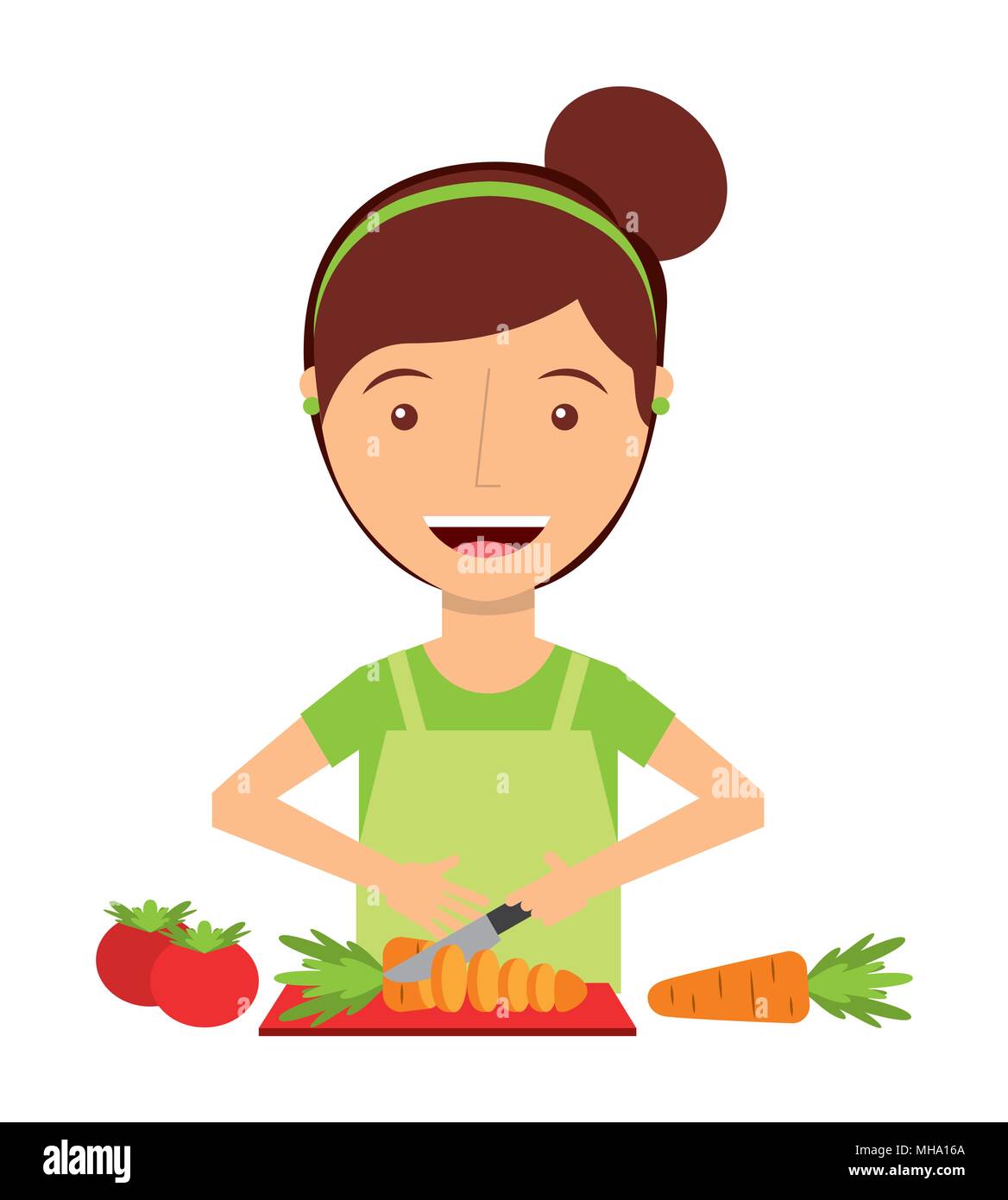 people cooking design, vector illustration eps10 graphic Stock Vector