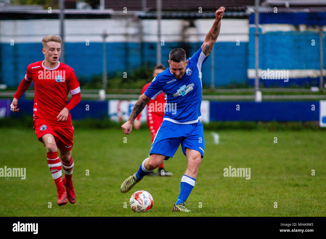 Port Talbot Town 22 Cambrian & Clydach Vale. 27/4/18 Stock Photo Alamy
