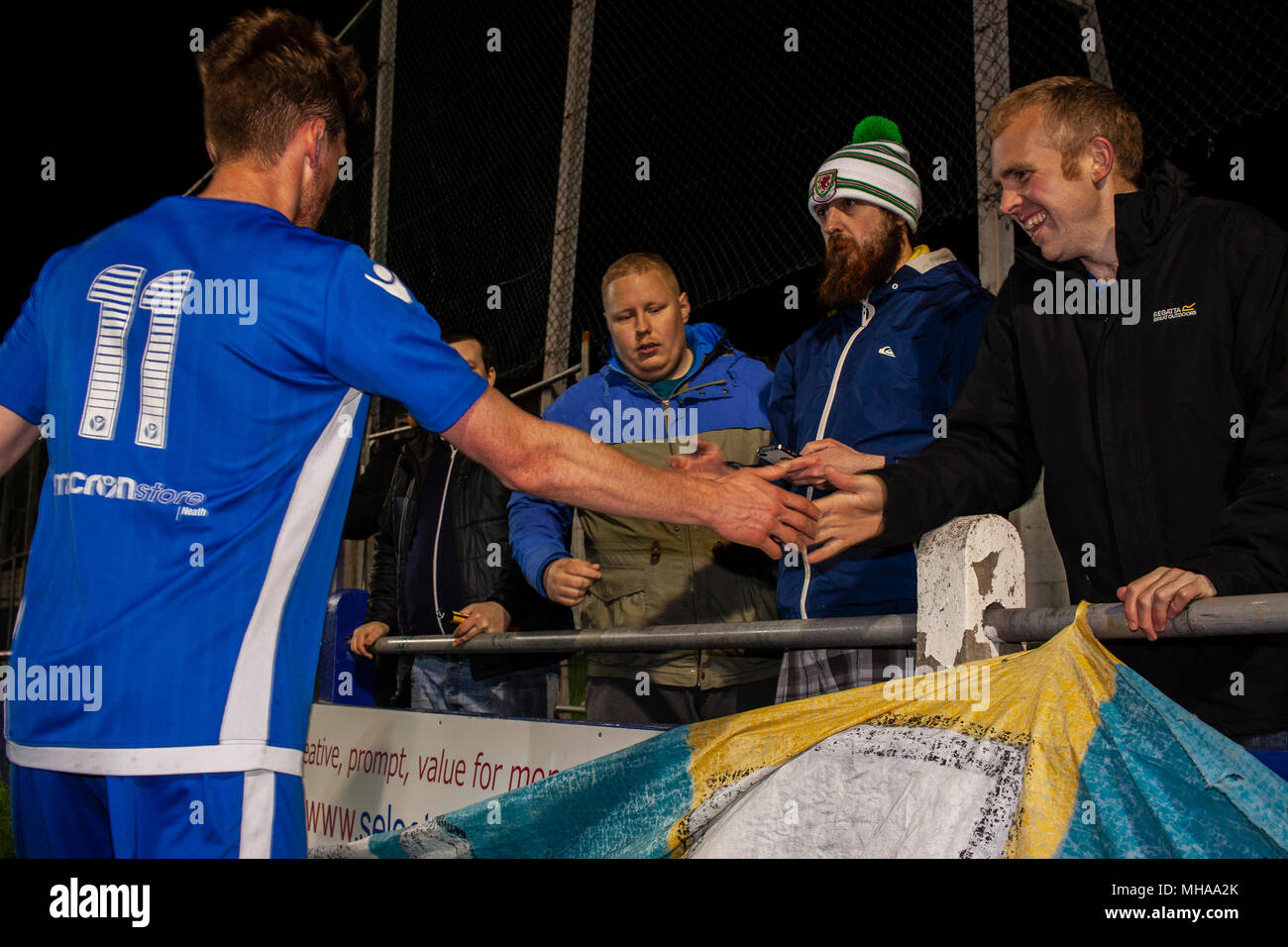 Port Talbot Town 22 Cambrian & Clydach Vale. 27/4/18 Stock Photo Alamy