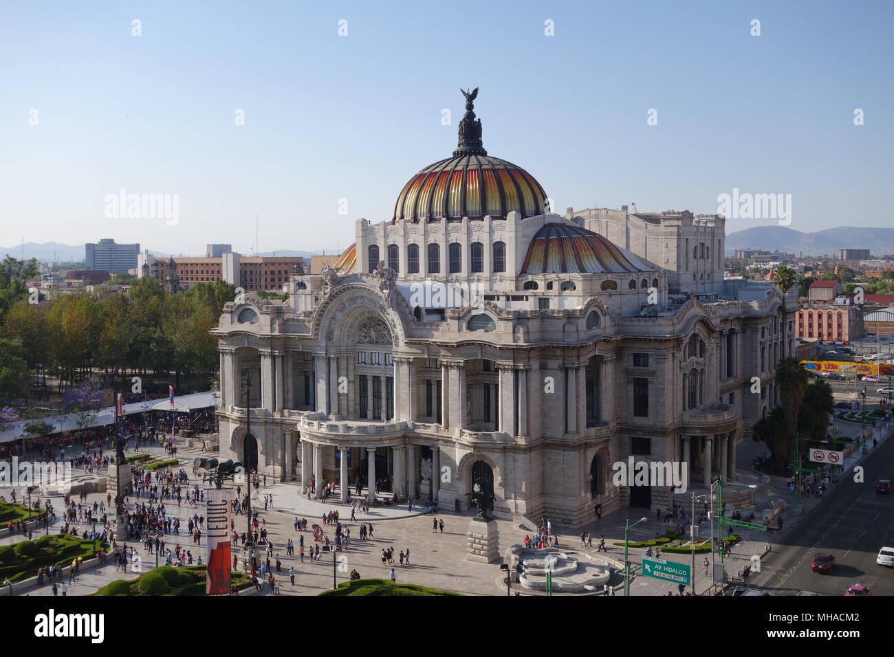 Palacio de Bellas Artes (Palace of Fine Arts) in Mexico City Stock Photo