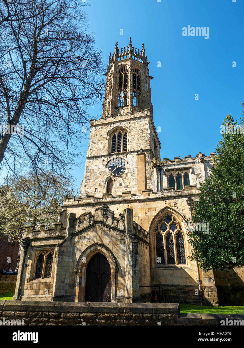 All Saints Pavement grade I listed Church of England parish church in York Yorkshire England Stock Photo