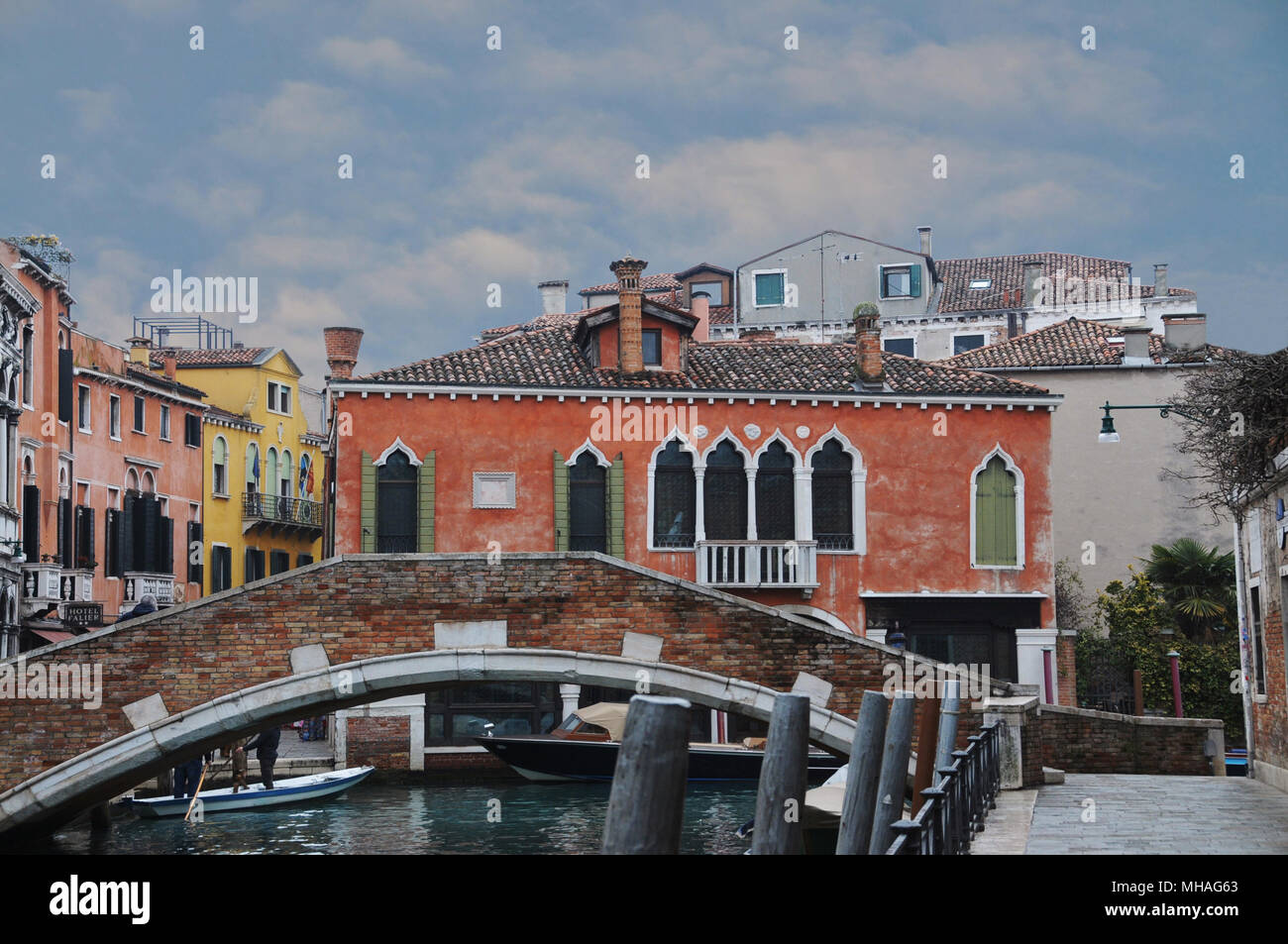 Venetian Gothic style villa, , Venice, Italy Stock Photo - Alamy