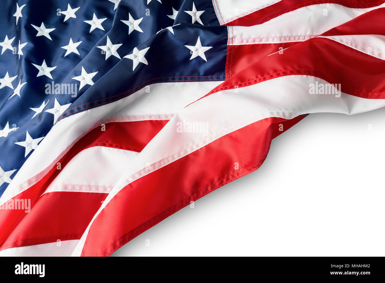 American Flag Border Background