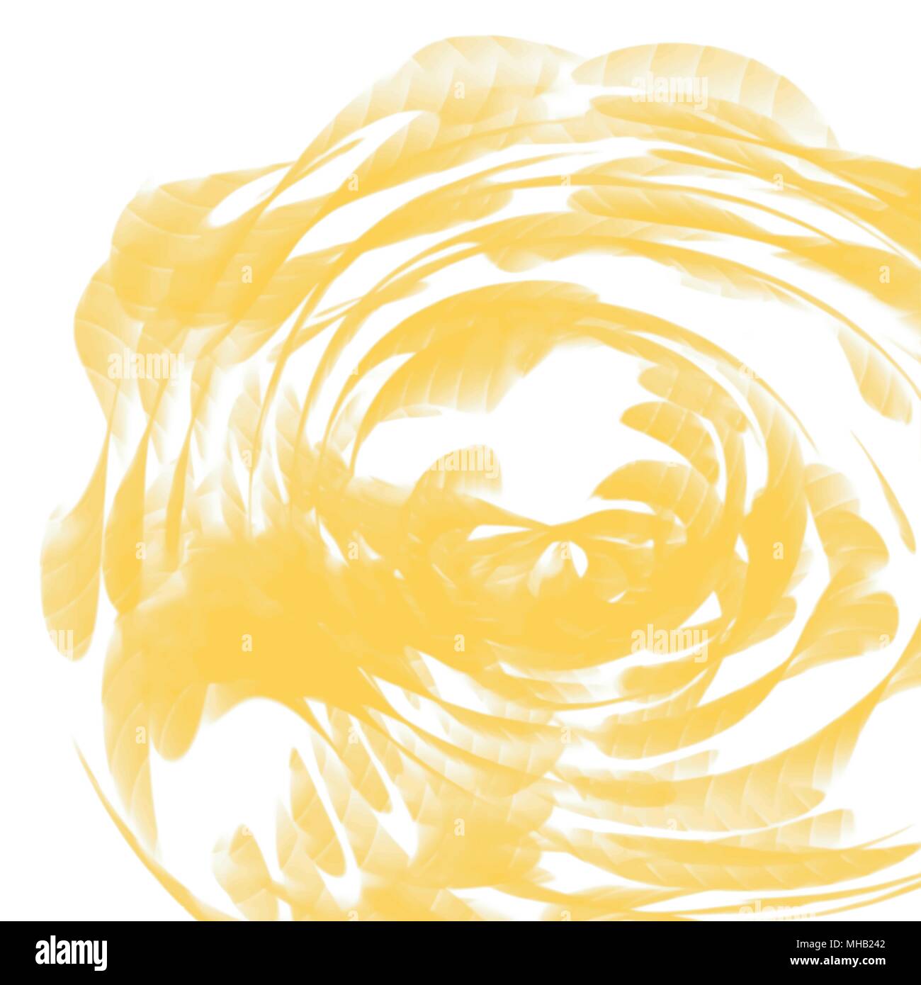 yellow watercolor abstract circle flower background pattern, vector ...
