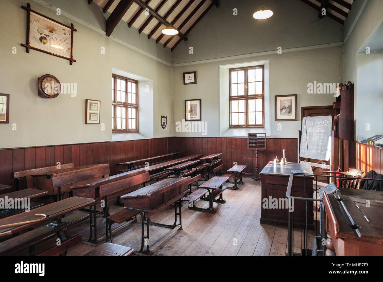 very old school in wales Stock Photo Alamy
