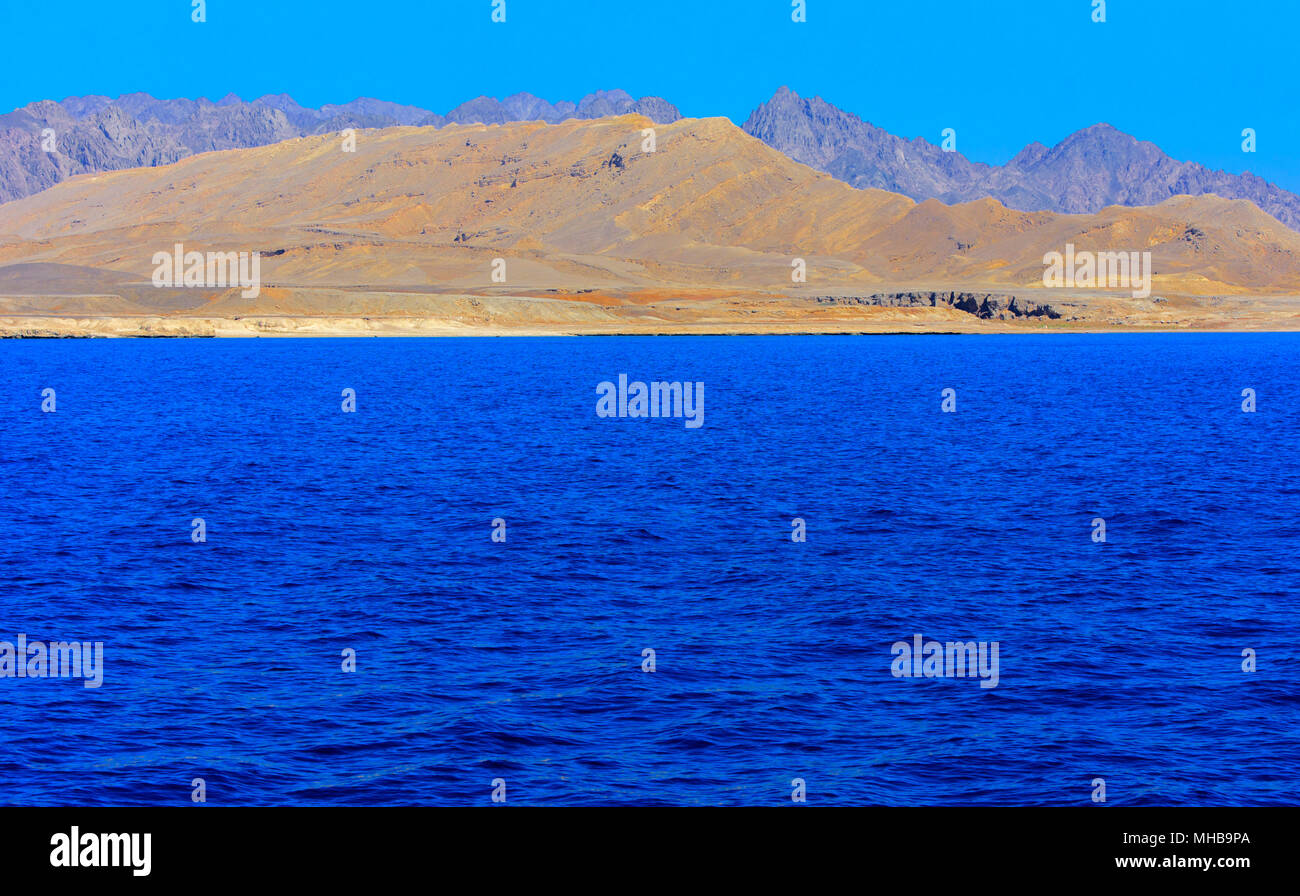 Elevated above sea level, beautiful coral reefs the form mountains and ...