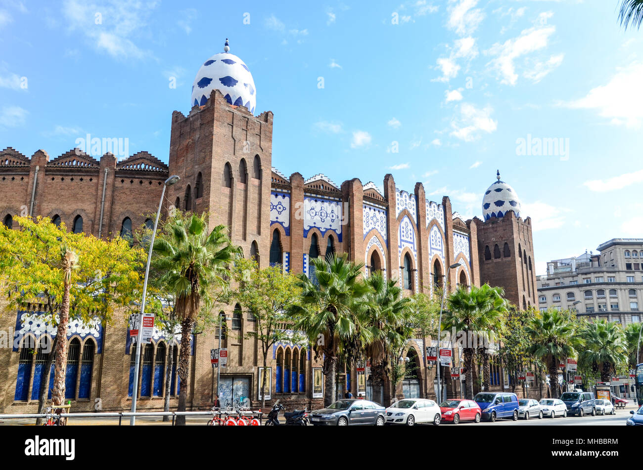 La Monumental arena, Barcelona, Spain Stock Photo