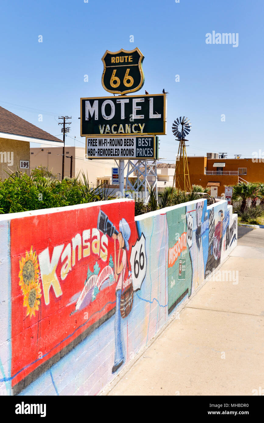 Route 66 Motel, Barstow California Stock Photo - Alamy