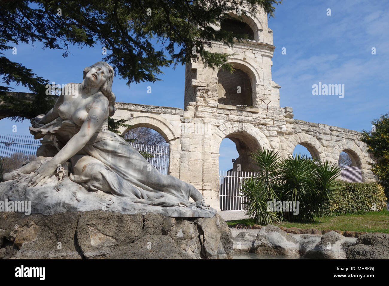 The Theatre Antique in Arles France 2018 Stock Photo