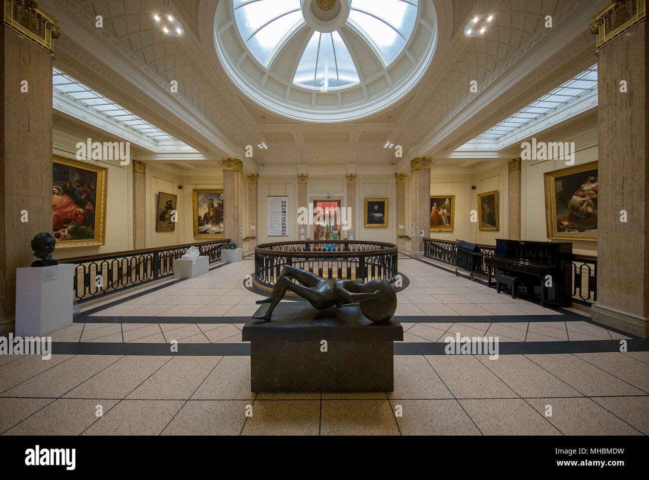 Inside the Walker Gallery in the heart of Liverpool, England Stock Photo