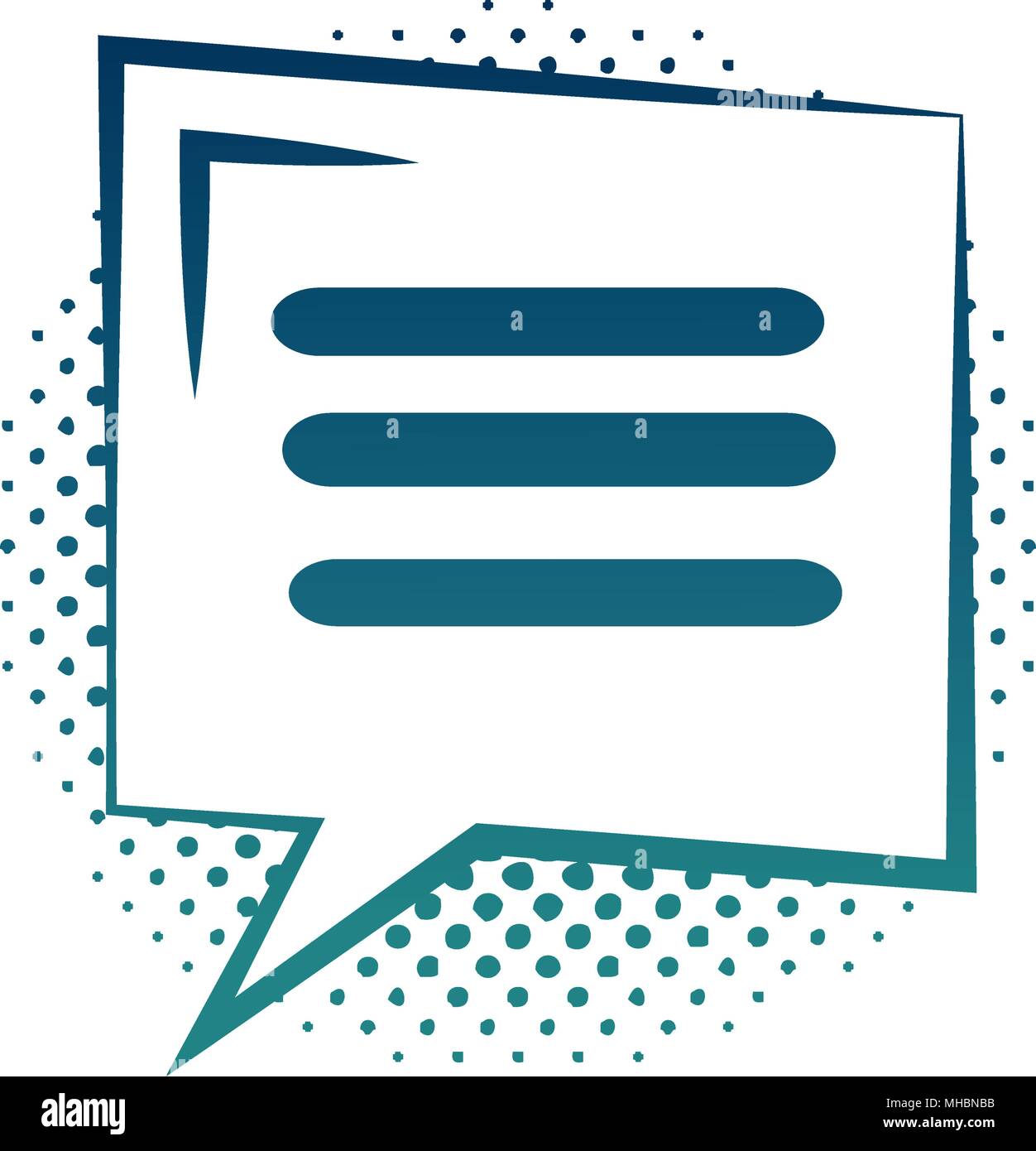 pop art comic speech bubble halftone background vector illustration ...
