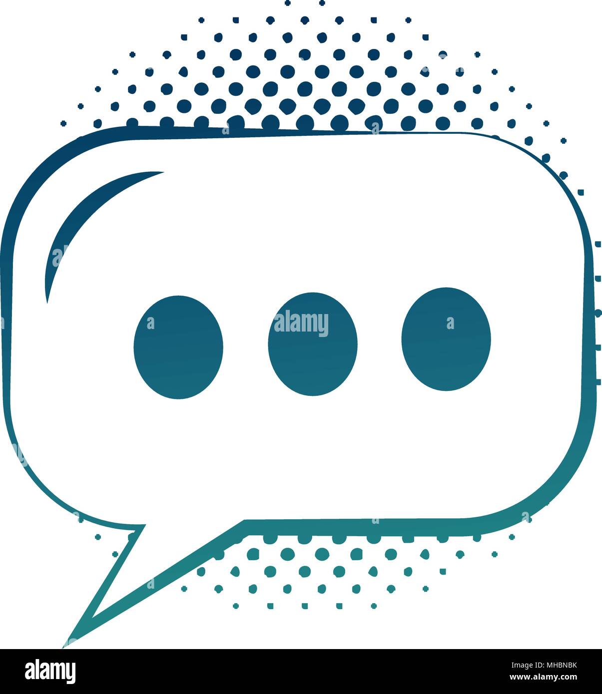 pop art comic speech bubble halftone background vector illustration ...