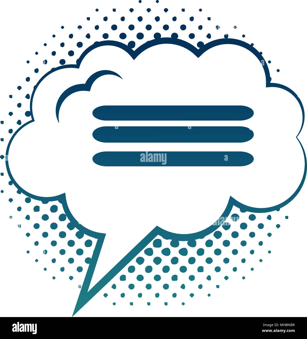 pop art comic speech bubble halftone background vector illustration ...
