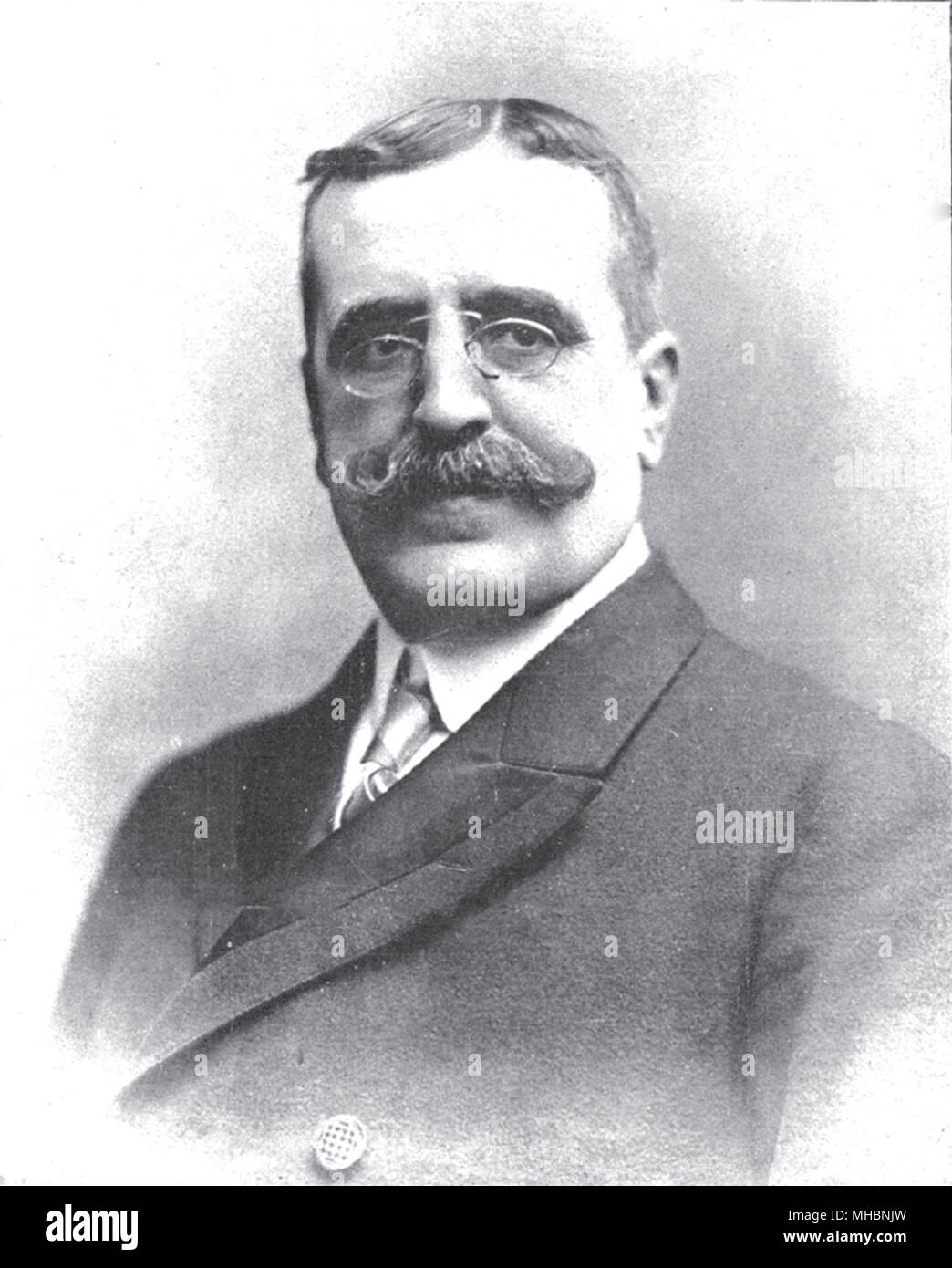José Canalejas y Méndez (1854 – 1912) Spanish politician, who served 29th Prime Minister of Spain. Stock Photo