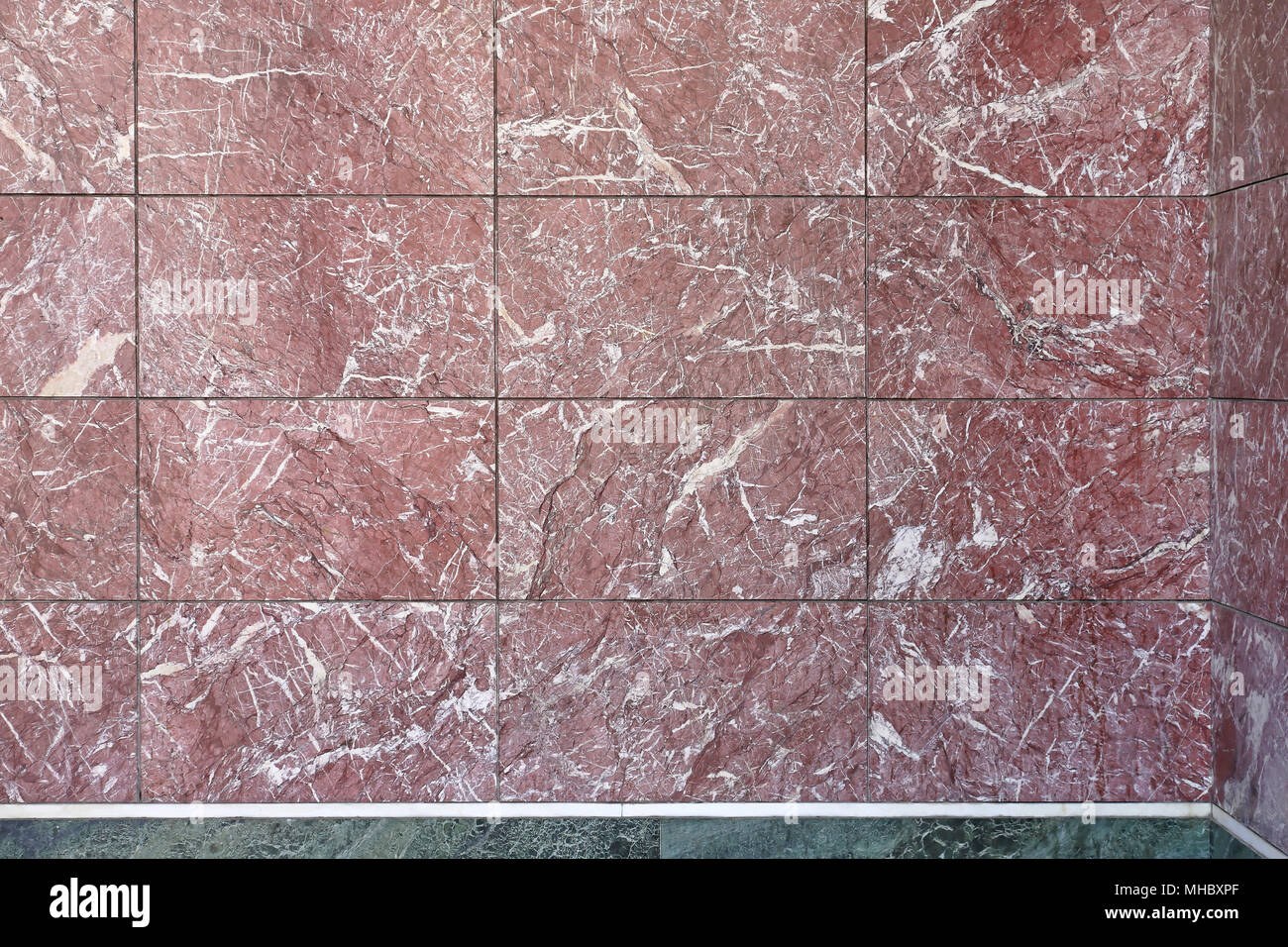 Finest marble tiles in burgundy color wall Stock Photo Alamy