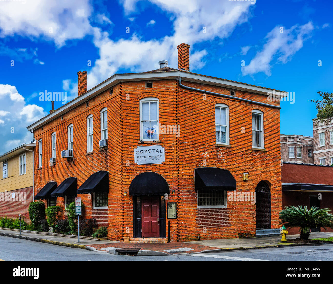 The famous Crystal Beer Parlor in Savannah, Stock Photo Alamy