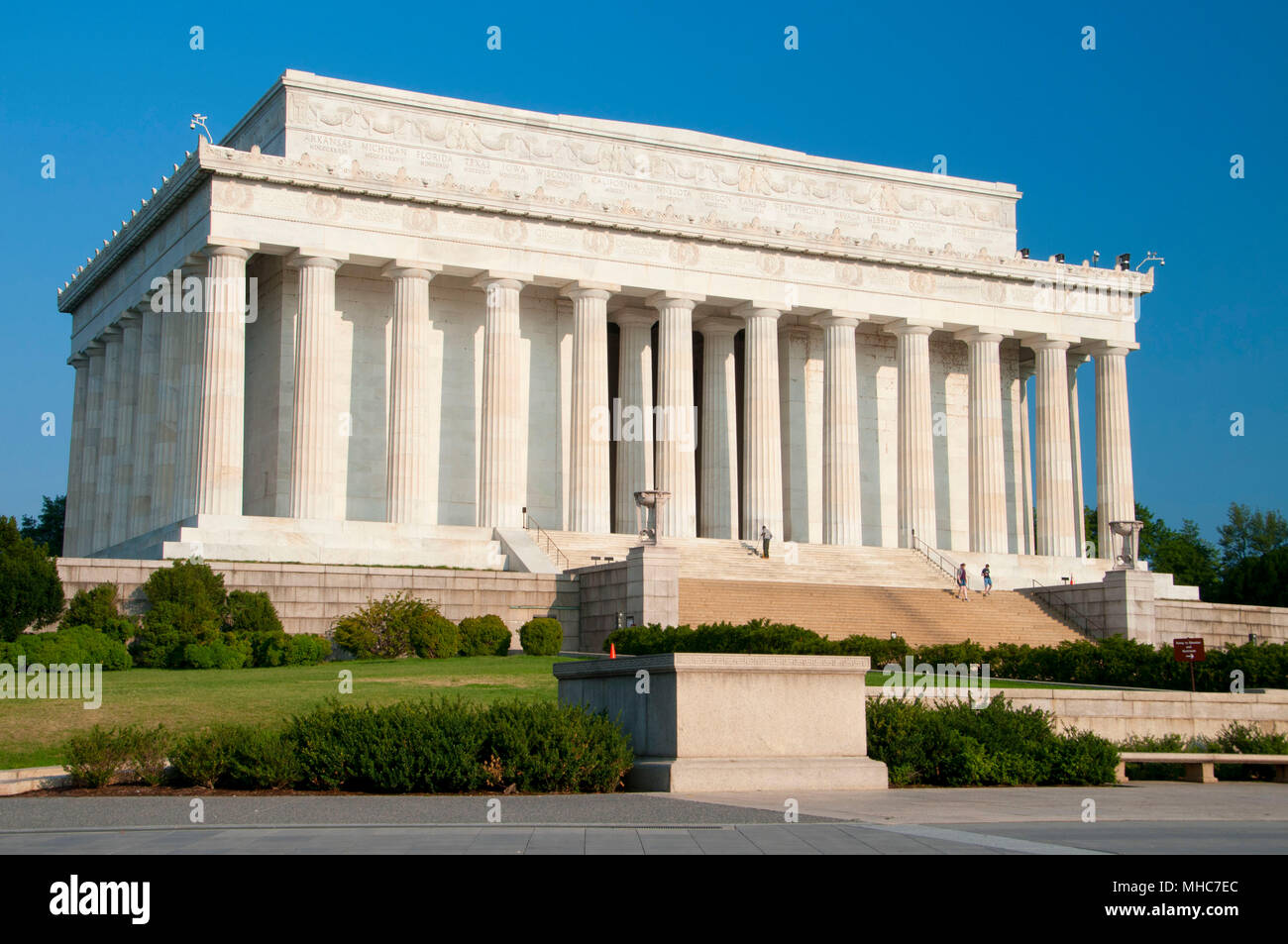 Lincoln Memorial, National Mall, District of Columbia Stock Photo