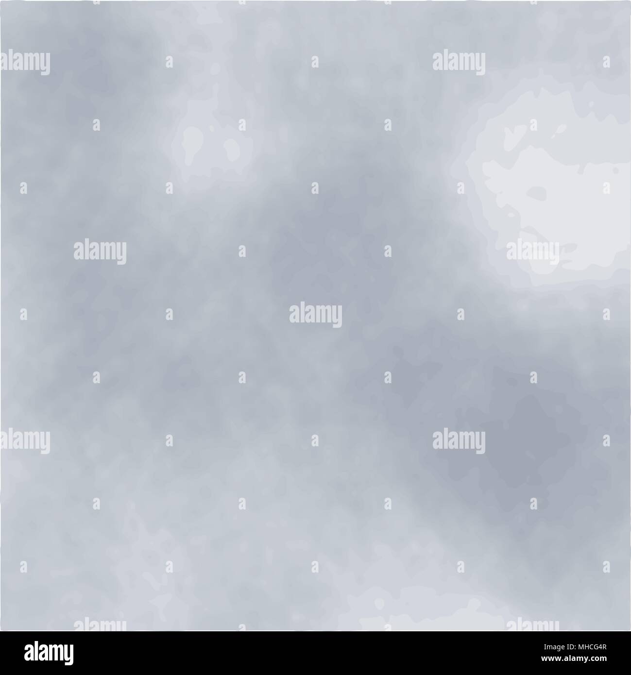 grey watercolor blurred cloudscape background pattern, vector illustration Stock Vector