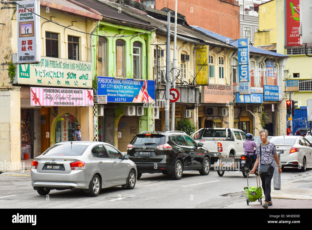 Chinatown Kuala Lumpur Stock Photo Alamy