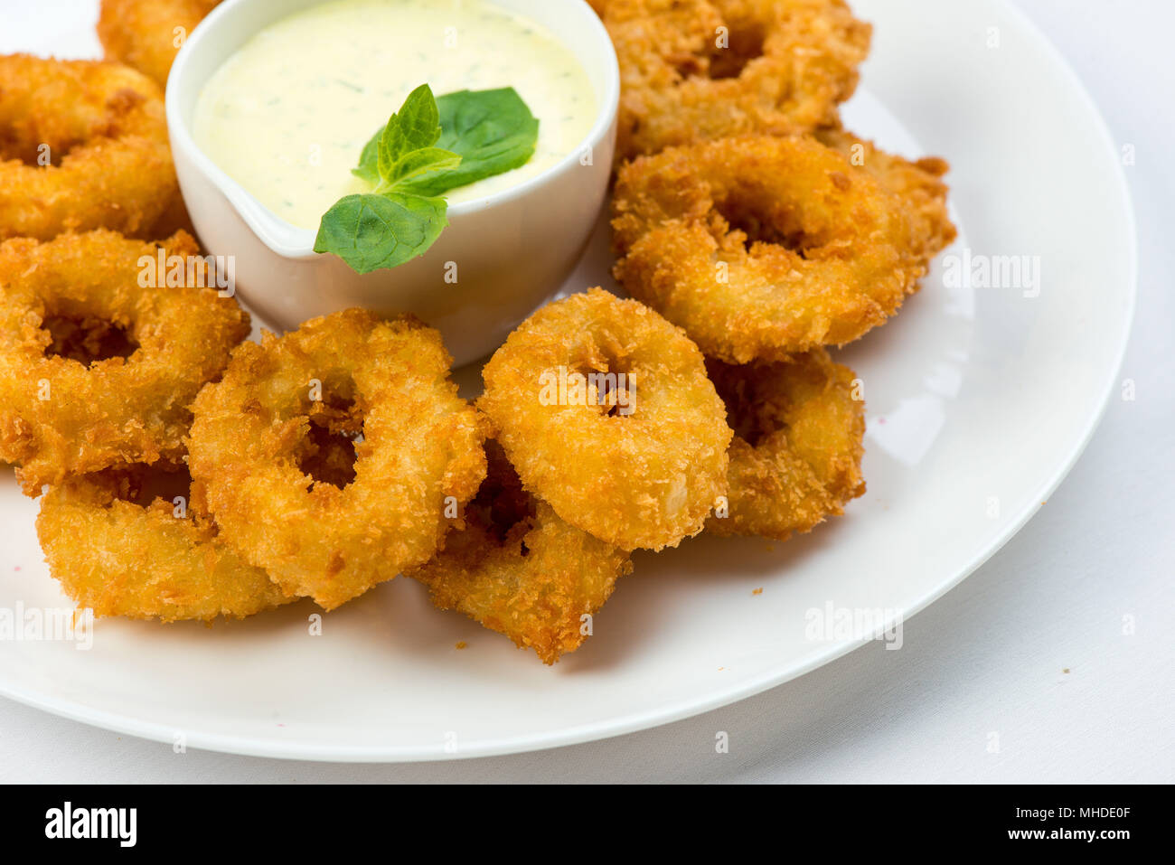 Fried Beer Batter Onion Rings High Resolution Stock Photography and ...